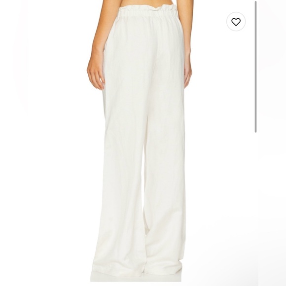 Revolve Lovers And Friends Millie Linen Blend Pants In Sand Beige Size M $188 - Picture 10 of 10